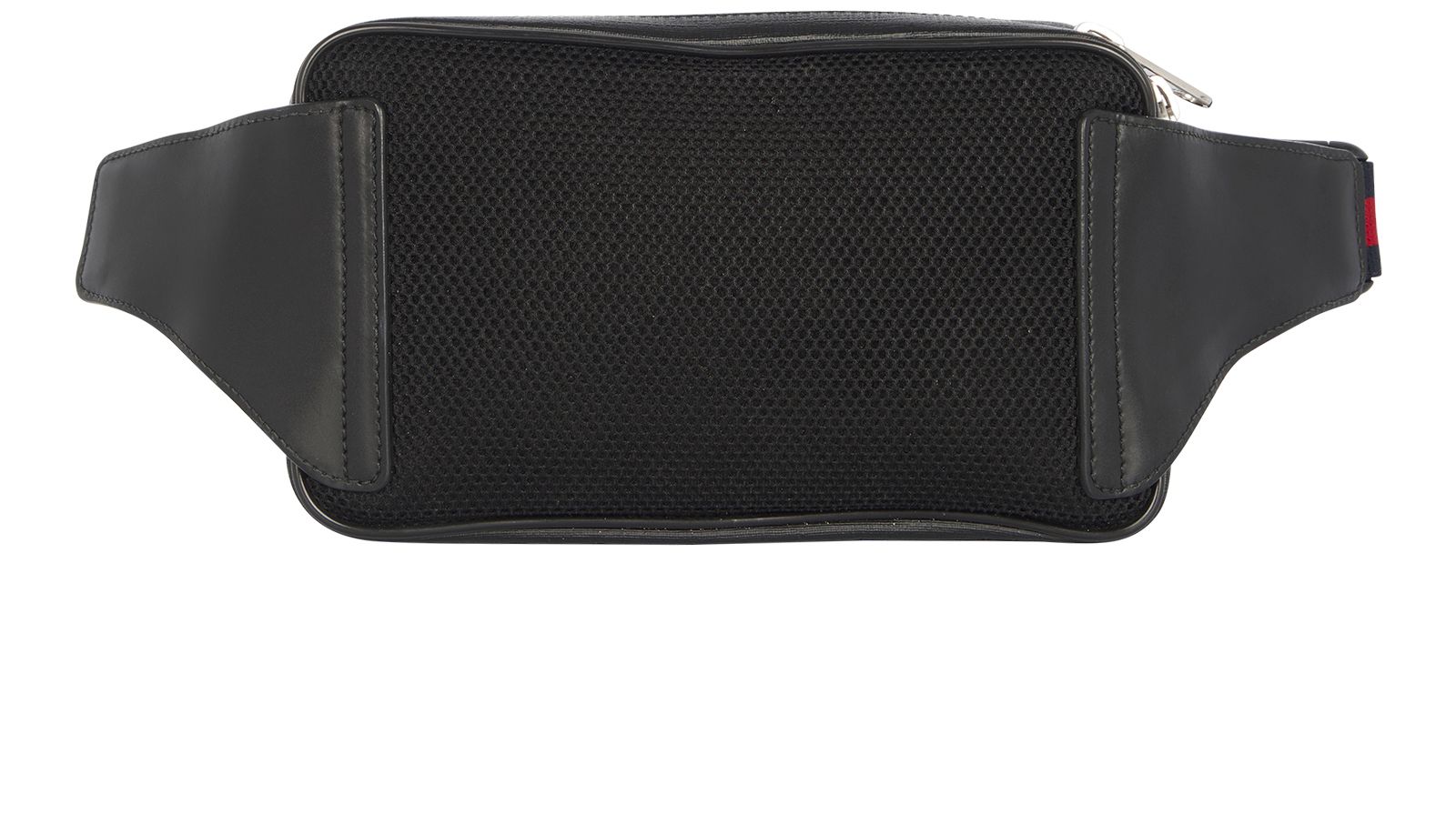 GG Supreme Belt Bag, &pound;450, Handbags, Black, Coated Canvas/Leather, Back view